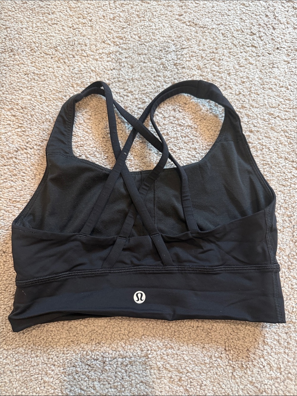 lululemon athletica Black Cross-Back Sports Bra - Picture 2 of 2